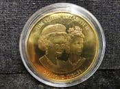 Royal British Legion, 2012 QEII Diamond Jubilee, Gold Plated Medal, OS1573