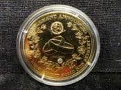 Royal Engagement, 2010 Gold Plated Medal, No COA, OS1463