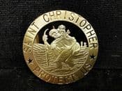 Saint Christopher, Gold Plated Medal, No COA, OS1558