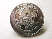 Scotland, Fantasy 25 Ecu 1992 (Unicorn), UNC, CS7927
