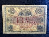 Scotland, Union Bank Ltd, £5, 1941, VG, BKN2622