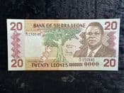Sierra Leone, 20 Leones 1988, AUNC, BKN1819