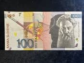 Slovenia, 100 Tolarjev 1992, VF, BKN2536