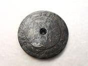 Somerset, Taunton, Cox's Iron Foundry Penny Token (1811-15), Holed Poor, CS4607
