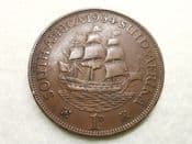 South Africa, One Penny 1934, F, CS9332