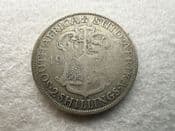 South Africa, Silver (.800), Two Shillings 1933, Poor, CS11499