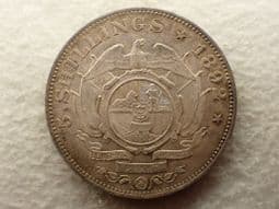 South Africa, Silver (.925), 5 Shillings 1892 (Single Wagon Shaft), Ext Rare, EF, CS14119