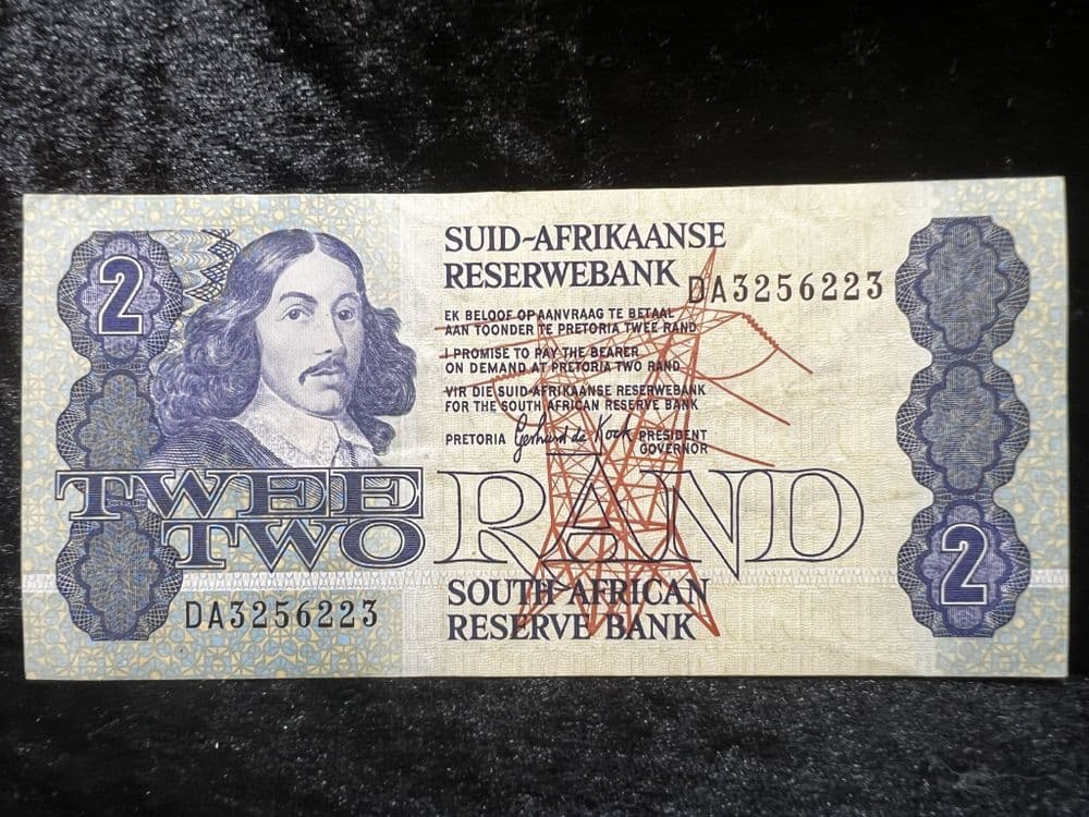 South Africa Two Rand 1984 EF BKN959