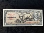 South America, 10 Pesos 1960, UNC, BKN1292