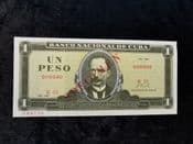 South America, One Peso 1967 (Red SPECIMEN Overprint), UNC, BKN1290