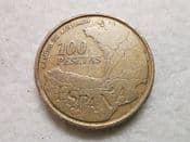 Spain, 100 Pesetas 1993 (Way of St James), F, CS10284