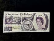 St Helena, 50 Pence (1979), UNC, BKN1343