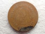 Straits Settlements, One Cent 1904, Poor, CS13075