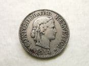 Switzerland, 10 Rappen 1914 B, F, CS8673