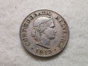 Switzerland, 10 Rappen 1919 B, VF, CS10311