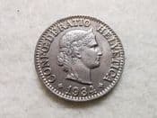 Switzerland, 10 Rappen 1934 B, VF, CS10415