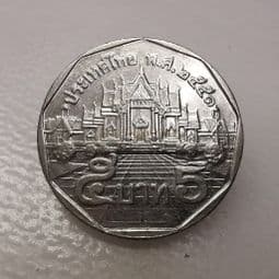 Thailand, Rama IX, 5 Baht BE2551 (2008), VF, CS567