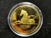 The Royal Tournament, Gold Plated Souvenir Medal, OS1560