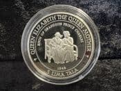Tokelau, Silver (.925), 5 Tala 1995 (Queen Mother), No COA, OS695