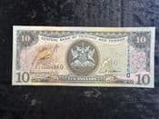 Trinidad & Tobago, 10 Dollars 2006 (Without Black Bars), AUNC, BKN1743