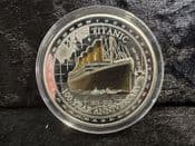 Tuvalu, Silver Plated 2012 Medal (RMS Titanic), No COA, OS691