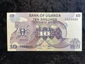 Uganda, 10 Shillings (1982), EF, BKN2152