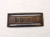 Unknown Club/Association, Medal Year Bar, 1947, F, CS4509