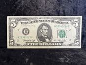 USA, 5 Dollars 1974, EF, BKN2159