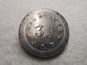 USA, J.L.B. One Drachm Apothecaries Weight, F, CS10121