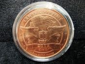 USA, Mercury Head, 2013 1oz Copper Round, No COA, OS1236