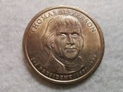 USA, Presidential Dollar 2007 D (Thomas Jefferson), VF, CS10655