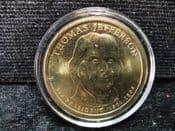 USA, Presidential Dollar 2007 P (Thomas Jefferson), UNC, OS1135