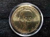 USA, Presidential Dollar 2007 P (Thomas Jefferson), UNC, OS1143