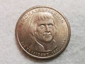 USA, Presidential Dollar 2007 P (Thomas Jefferson), VF, CS10656