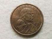 USA, Sacagawea Dollar 2000 P, VF, CS10644