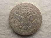 USA, Silver (.900), Barber Quarter 1903, Poor, CS12629