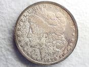 USA, Silver (.900), Morgan Dollar 1879, Patchy F, CS13359