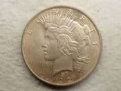 USA, Silver (.900), Peace Dollar 1922 (Normal Relief), AEF, CS13827
