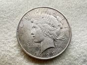 USA, Silver (.900), Peace Dollar 1923, VF, CS11418