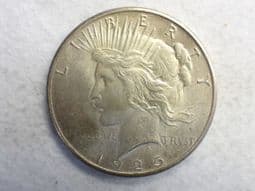 USA, Silver (.900), Peace Dollar 1925, AEF, CS13499