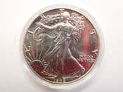 USA, Silver (.999), 1oz Eagle Dollar 1988, AUNC, OS2201