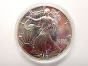 USA, Silver (.999), 1oz Eagle Dollar 1989, AUNC, OS2203