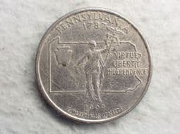 USA, State Quarter 1999 P (Pennsylvania), F, CS13393