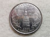 USA, State Quarter 2000 D (Maryland), VF, CS10743