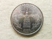 USA, State Quarter 2000 P (Maryland), VF, CS10587
