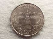 USA, State Quarter 2000 P (Maryland), VF, CS13195