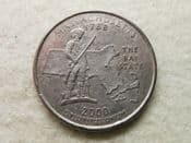 USA, State Quarter 2000 P (Massachusetts), AVF, CS10534