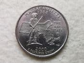 USA, State Quarter 2000 P (Massachusetts), VF, CS10575