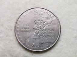 USA, State Quarter 2000 P (New Hampshire), F, CS11782