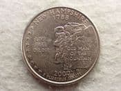 USA, State Quarter 2000 P (New Hampshire), VF, CS13055